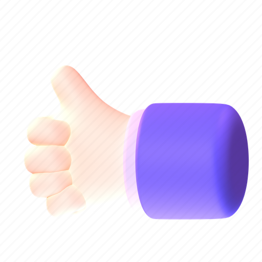 Thumbs, up 3D illustration - Download on Iconfinder
