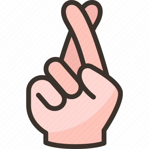Luck, wish, fingers, crossed, gesture icon - Download on Iconfinder
