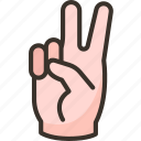 peace, victory, fingers, hand, sign