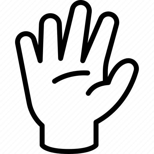 Hello, greeting, hand, waving, gesture icon - Download on Iconfinder