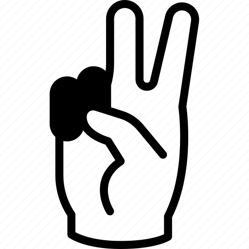 Peace, victory, fingers, hand, sign icon - Download on Iconfinder