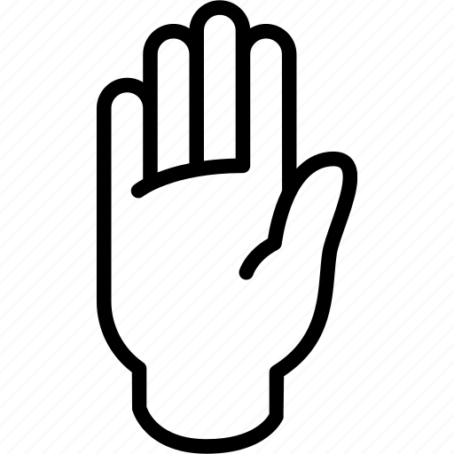 Stop, defense, rejection, hand, gesture icon - Download on Iconfinder