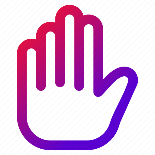 Hand, stop, sign, hands, on, hold icon - Download on Iconfinder