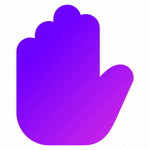 Hand, stop, sign, hands, on, hold icon - Download on Iconfinder