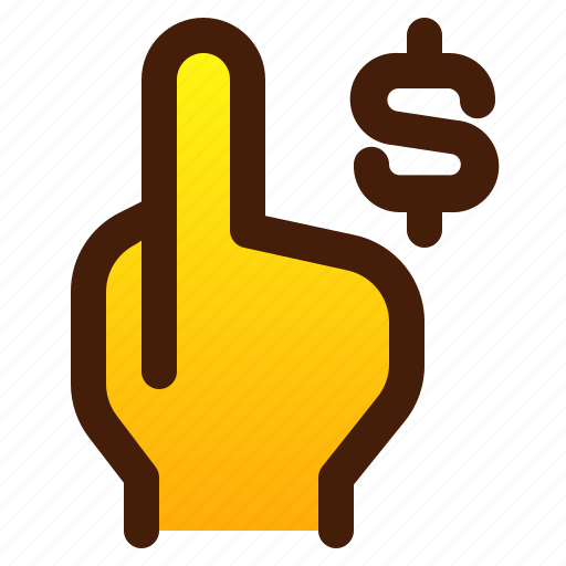 Click, dollar, gesture, hand, pay, touch icon - Download on Iconfinder