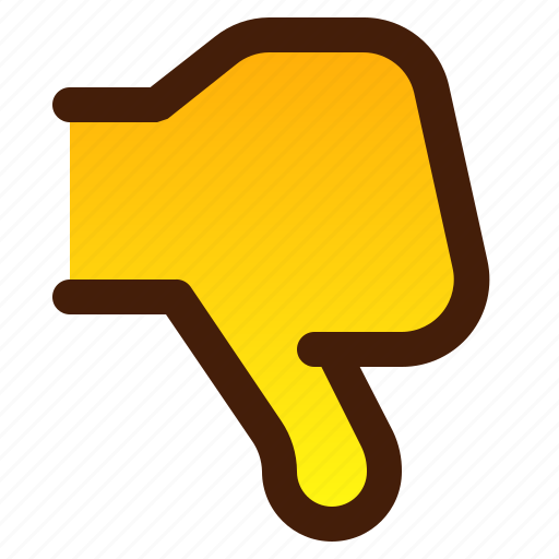 Dislike, down, gesture, hand, hate, tumb icon - Download on Iconfinder