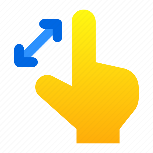 Gesture, hand, in, out, touch, zoom icon - Download on Iconfinder