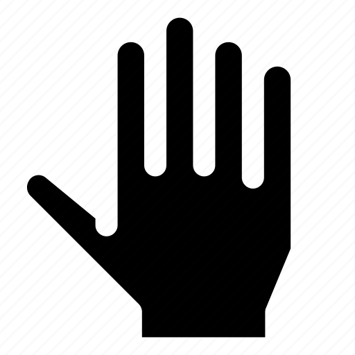 Finger, five, gesture, hand, high icon - Download on Iconfinder