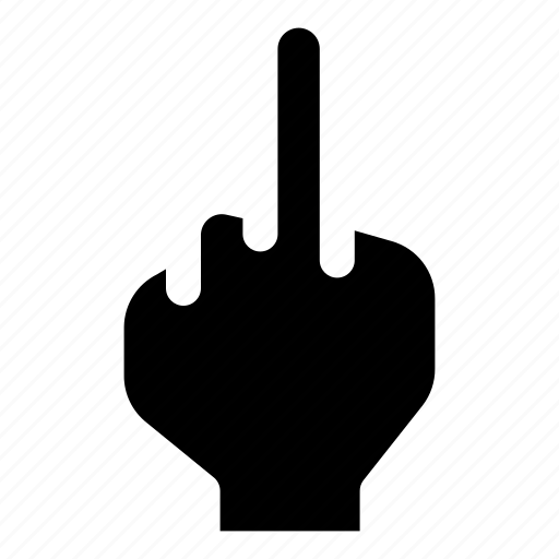 Finger, fuck, gesture, hand, middle, swear icon - Download on Iconfinder