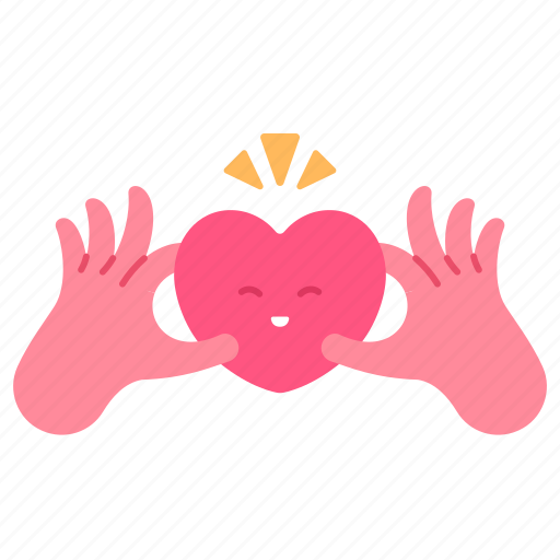 Hands, happiness, empathy, heart, love, sharing, romance icon - Download on Iconfinder