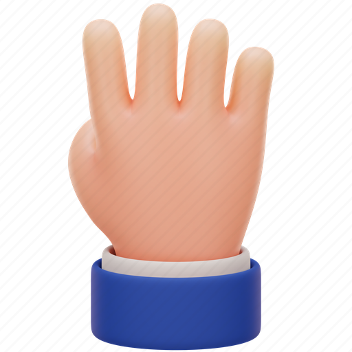Four, finger, four hand gesture, sign, hand gesture, finger sign, hand sign icon - Download on Iconfinder