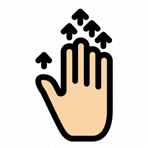 Arrow, gesture, hand, up icon - Download on Iconfinder