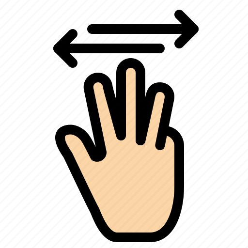Cursor, hand, left, right, up icon - Download on Iconfinder
