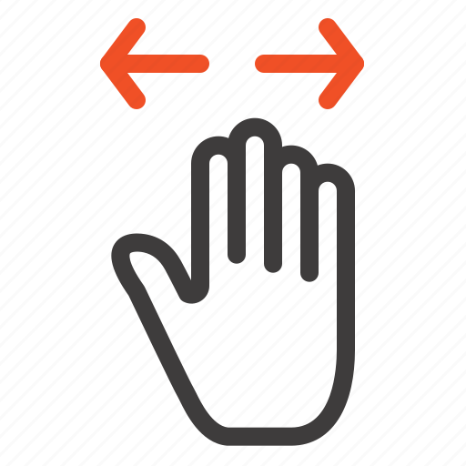 Gesture, hand, left, out, right, zoom icon - Download on Iconfinder