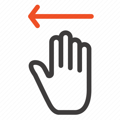 Arrow, gestures, hand, left icon - Download on Iconfinder