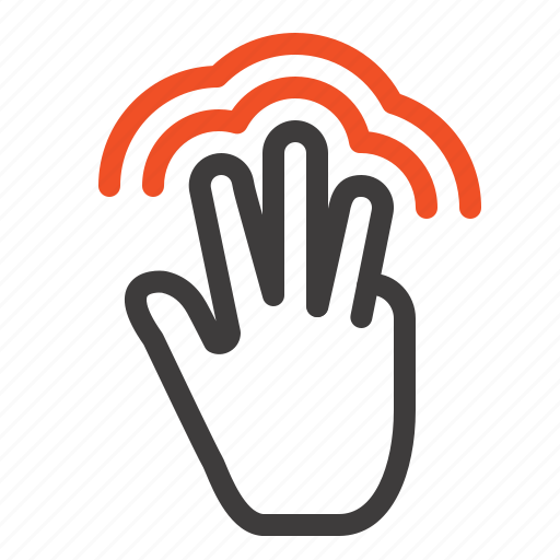 Fingers, gestures, hand, interface, multiple, touch icon - Download on Iconfinder