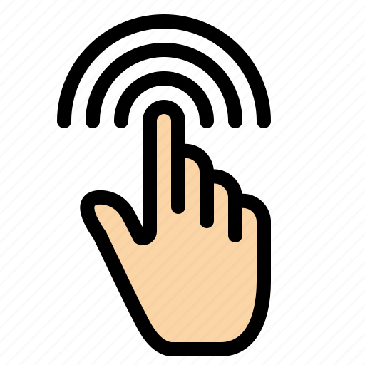 Finger, gestures, hand, interface, tap icon - Download on Iconfinder