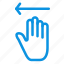 arrow, gestures, hand, left 