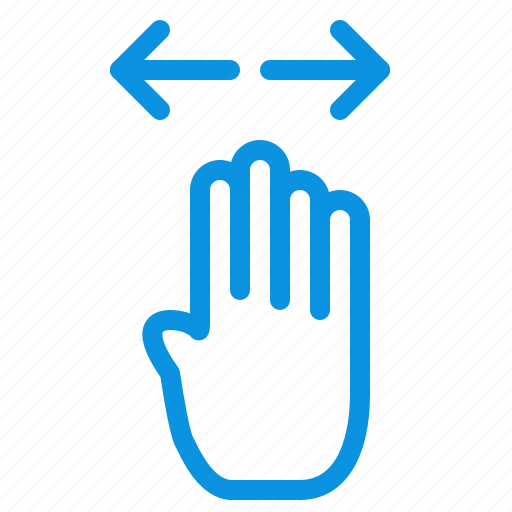 Finger, four, hand, left, right icon - Download on Iconfinder