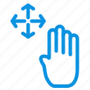 cursor, hand, hold, up