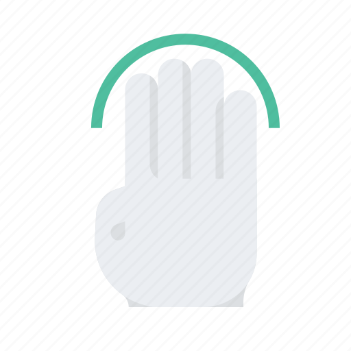 Click, finger, four, gesture, hand, press icon - Download on Iconfinder