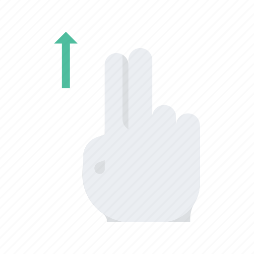 Click, finger, gesture, hand, press, two, up icon - Download on Iconfinder