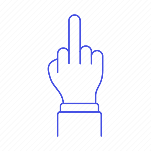 Back, finger, fuck, gesture, gestures, hand, insulting icon - Download on Iconfinder