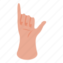 finger, gesture, isometric