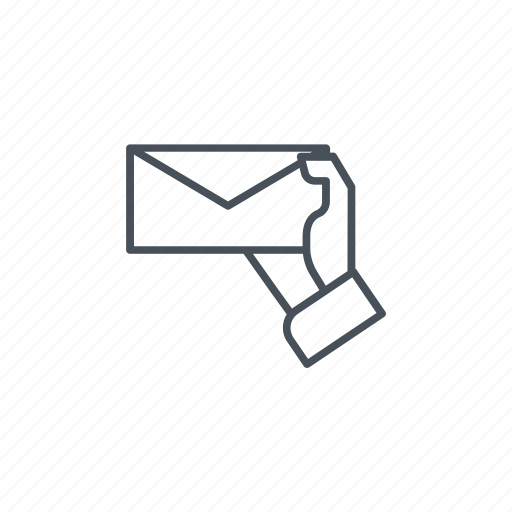 Envelope, hand, letter, mail, message icon - Download on Iconfinder