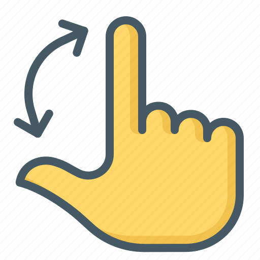 Gesture, hand, tap, swipe icon - Download on Iconfinder