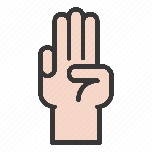 Finger, gesture, hand, hand gesture, interaction icon - Download on Iconfinder