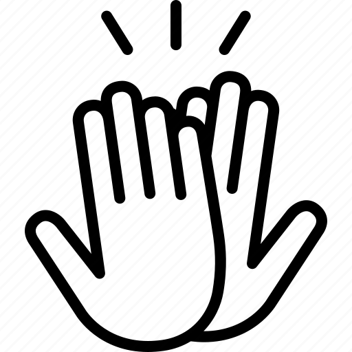 Congratulations, five, gesture, hand, hands, high, high 5 icon - Download on Iconfinder