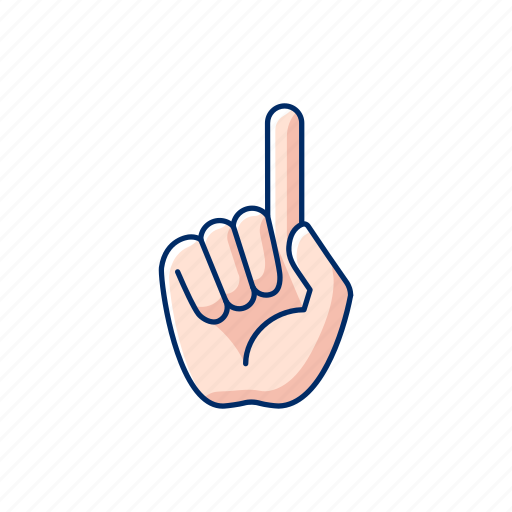 Finger, gesture, pointing, showing icon - Download on Iconfinder