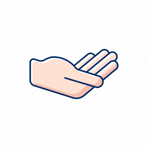 Hold hand, gesture, donation, support icon - Download on Iconfinder