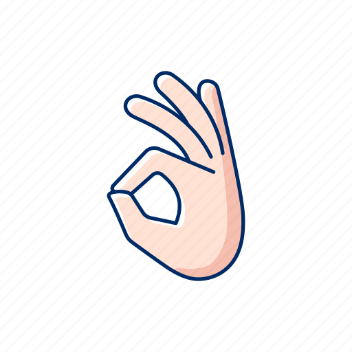 No problem, okay hand, gesture, communication icon - Download on Iconfinder
