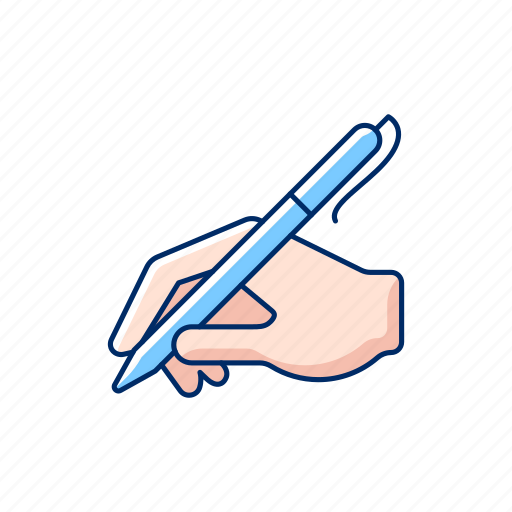 Pen, writing, holding, note icon - Download on Iconfinder