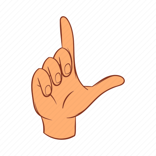 Cartoon, finger, gesture, people, printing, rotate, two icon - Download on Iconfinder
