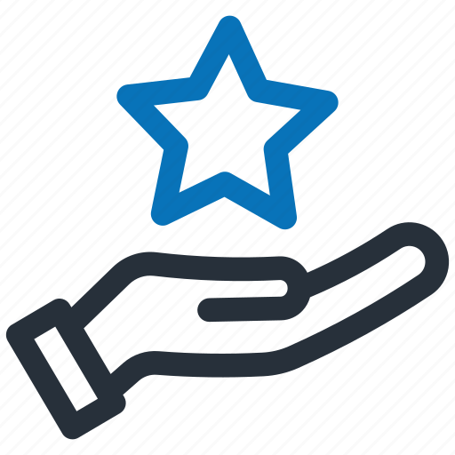 Star, dreams, hand, medal, award, prize, reward icon - Download on Iconfinder