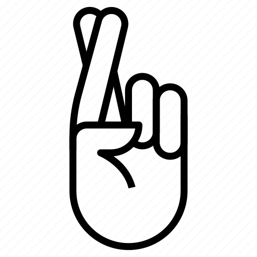 Cross, finger, lie, hand icon - Download on Iconfinder
