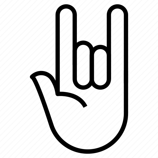 Rock, roll, party, finger icon - Download on Iconfinder