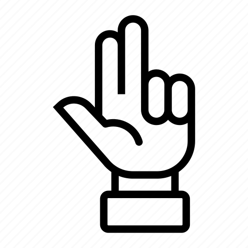 Counting, gesture, hand, three fingers, trio icon - Download on Iconfinder