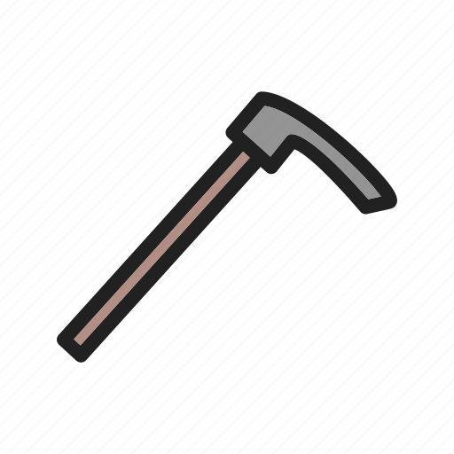 Adz, carpentry, equipment, handle, steel, tool, wood icon - Download on Iconfinder