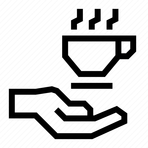 Cafe, coffee, cup, hand, warm icon - Download on Iconfinder