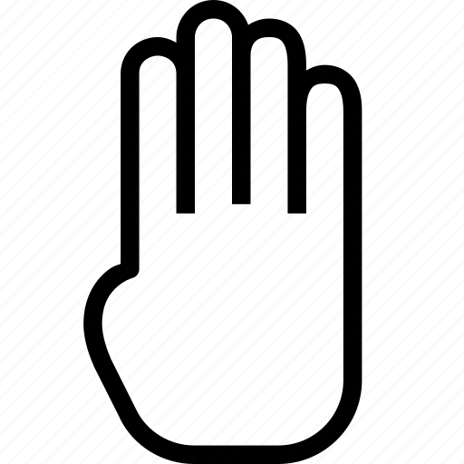 Four, fingers, finger, interaction icon - Download on Iconfinder