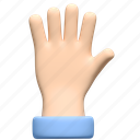 high five, palm, hand, gesture 