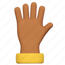 high five, palm, hand, waving 
