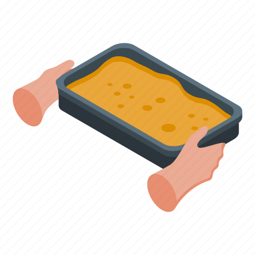Baking, hands, isometric icon - Download on Iconfinder