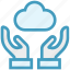 care, cloud, database, giving, hands support, safe, support 