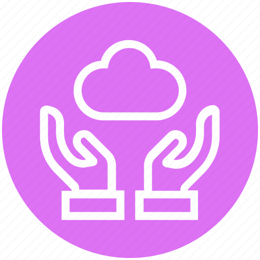 Care, cloud, database, giving, hands support, safe, support icon - Download on Iconfinder