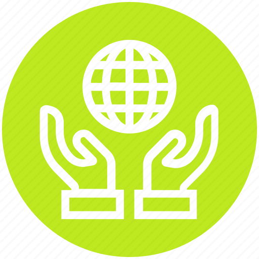 Care, giving, globe, hands support, safe, support, world icon - Download on Iconfinder